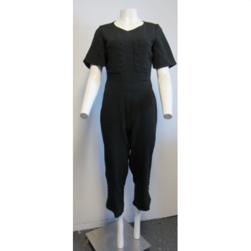 SPORTMAX black jumpsuit sz 42/8
